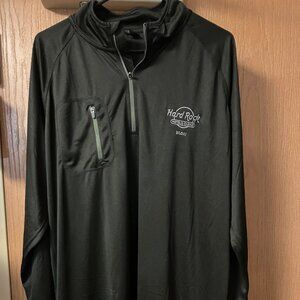 Hard Rock Biloxi Zipper Jacket w/ zipper Pocket - 2XL Black or XL Gray